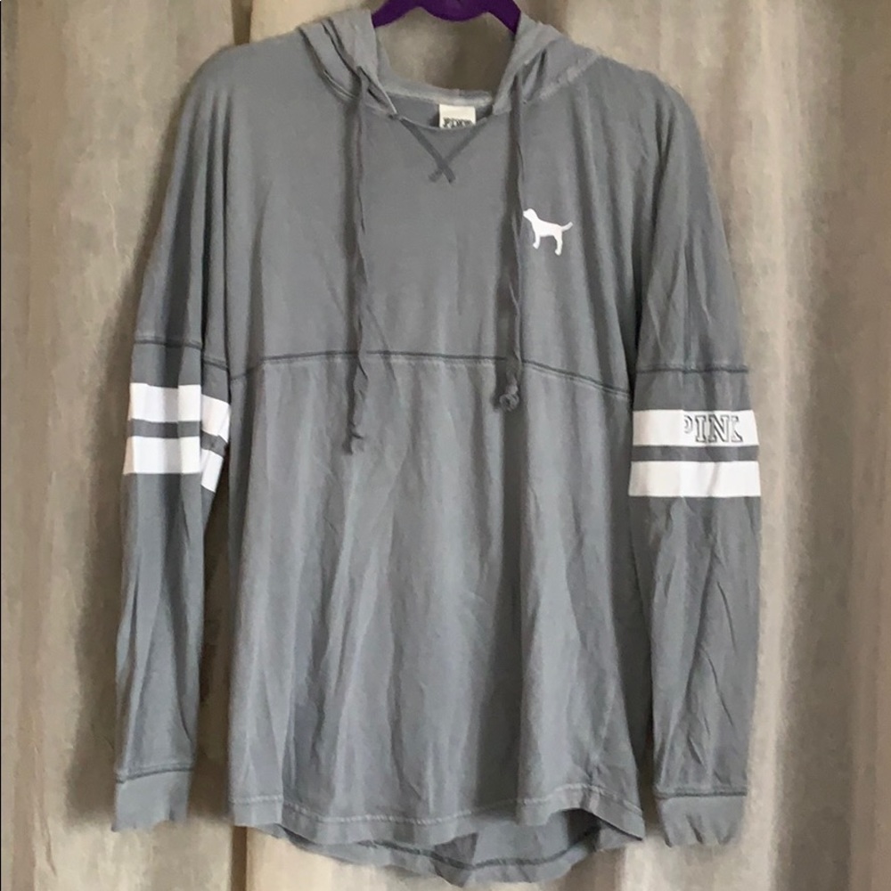 PINK varsity crew sweatshirt